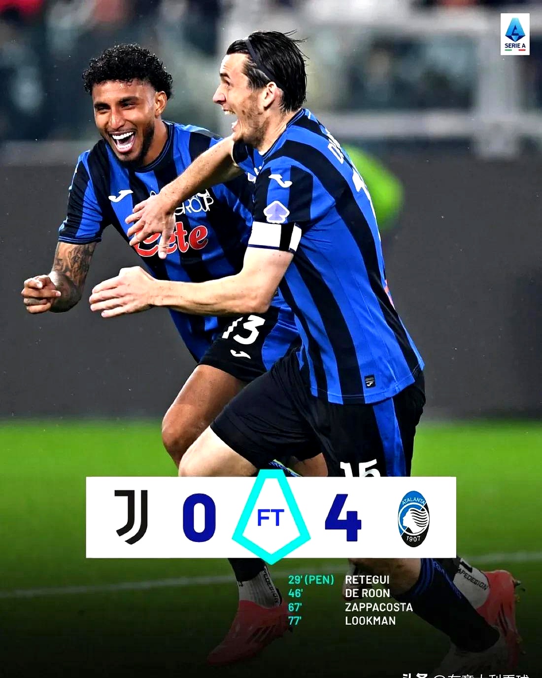 尤文图斯主场-完胜热那亚，保持不败纪录